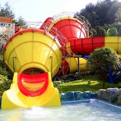 jakość  Funny Outdoor Park Water Slide Fiberglass Tantrum Valley For 480 Riders Per Hour fabryka