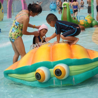 jakość  Fiberglass Water Playground Equipment Spray Shell Aqua Play For Amusement Park fabryka