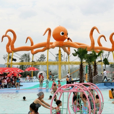 jakość  Customized 8m Height Octopus Spray  For Aqua Water Playground Equipment fabryka