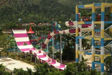 Niestandardowe zjeżdżalnie wodne, park rozrywki Boomerang Aqua Slide dla Gaint Water Park