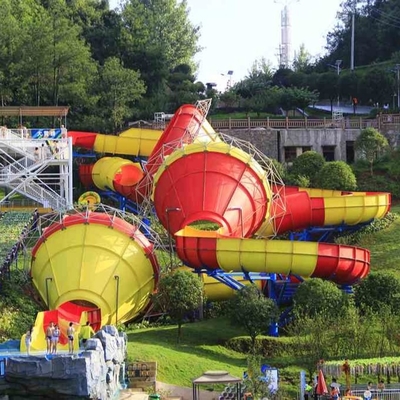 Ogromne szklane zjeżdżalnie wodne Tantrum Valley For Teenagers / Water Park Equipment