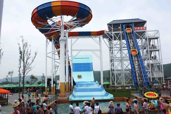 Outdside Giant Boomerang Zjeżdżalnia wodna z włókna szklanego dla 6 osób, Water Park Tower Wysokość 18,75M