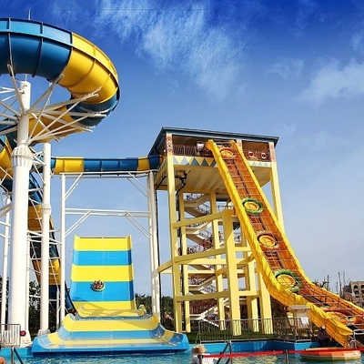 Outdside Giant Boomerang Zjeżdżalnia wodna z włókna szklanego dla 6 osób, Water Park Tower Wysokość 18,75M