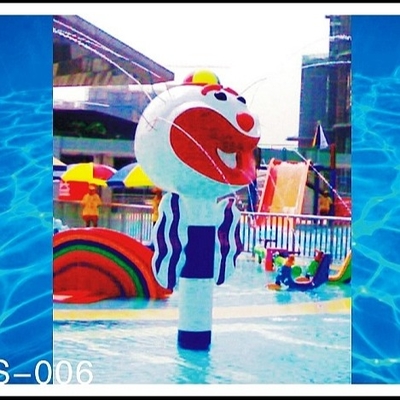 Sprzęt do parkowania w sprayu z włókna szklanego Stacja Aqua Play dla 3 - 5 osób w parku wodnym