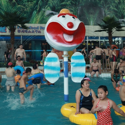 Sprzęt do parkowania w sprayu z włókna szklanego Stacja Aqua Play dla 3 - 5 osób w parku wodnym