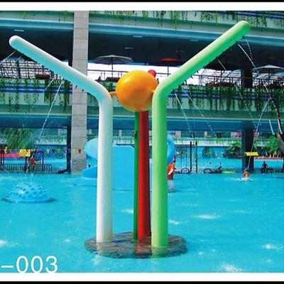 Spersonalizowana ikona sprayu Kolumna koloru wody Aqua Play, wyposażenie parku wodnego dla dorosłych dzieci