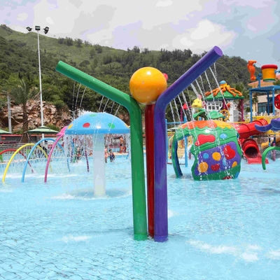 Spersonalizowana ikona sprayu Kolumna koloru wody Aqua Play, wyposażenie parku wodnego dla dorosłych dzieci