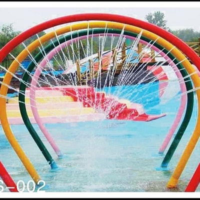 Rainbow Door Aqua Play, sprzęt Aqua Park do spryskiwania, fontanny Play Structure for Kids Water Park