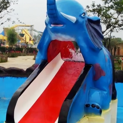 Zewnętrzne zjeżdżalnie basenowe dla dzieci, model Small Elephant