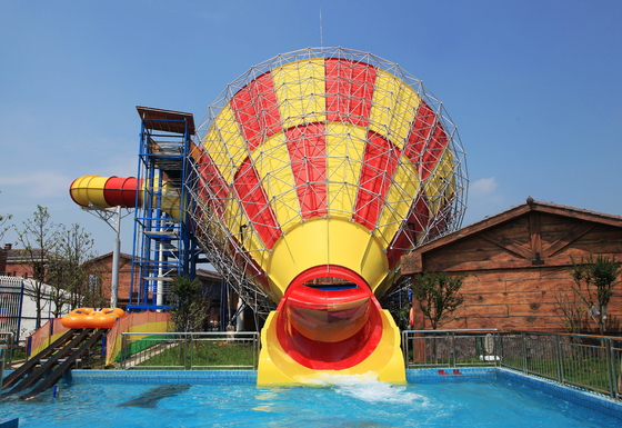 Super Tornado Zjeżdżalnie Wodne z Włókna Szklanego do Basenów Vison Waterparks Projekt Wyposażenia
