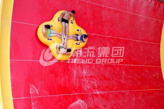 Super Tornado Fiberglass Water Slides 14.6m Platform Height for Themed Adults