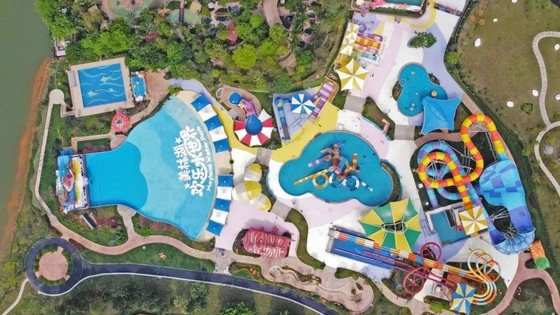 Best Price Multi-track Slide of Amusement Theme Water Park / Water Slide