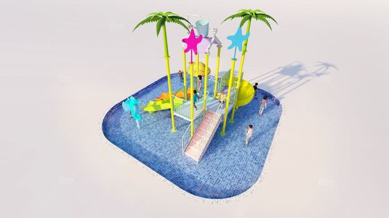 Motyw Oceanu Aqua Park ze składaną i lekką konstrukcją zapewniającą ponad 10 lat żywotności