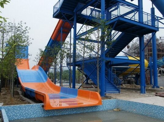 2-osobowy zjeżdżalnia wodna U-Turn z 13m Wall-Ride Thrill, 480 jeźdźców / godzinę Pojemność i 21 × 58m Compact Footprint
